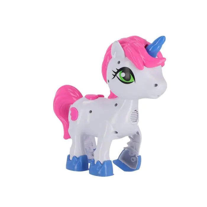 Unicorn with light and sound talk back function