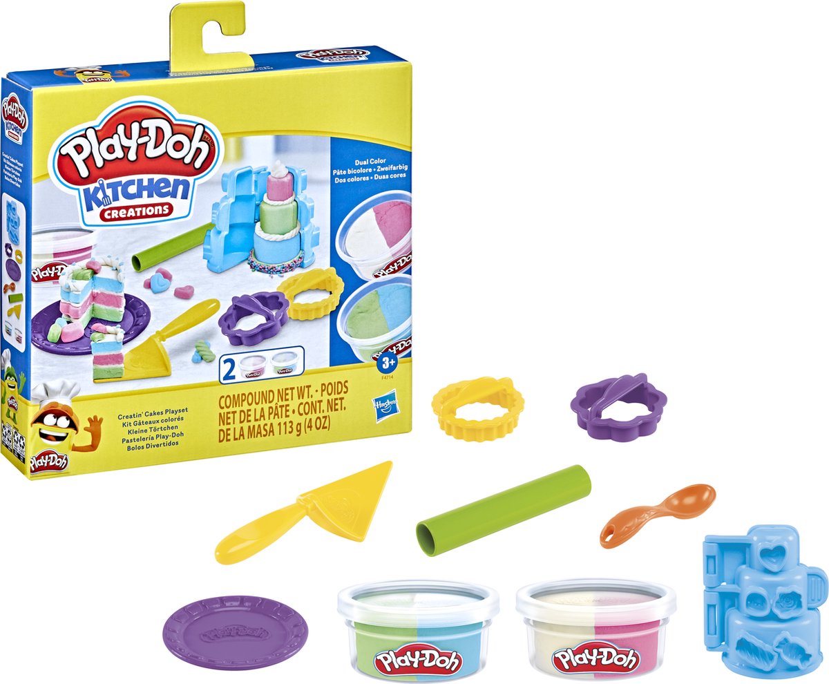 Play-Doh Kitchen Creations Pottery and Sculpting Clay Playset 113g Multicolor
