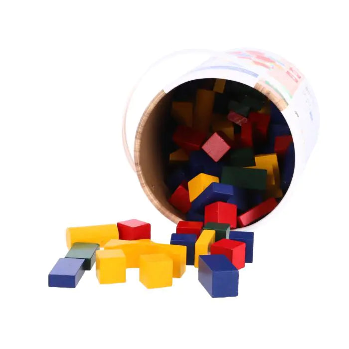 Wooden block barrel 100 pieces