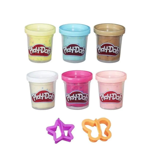 PLAYDOH 6-PACK CONFETTI