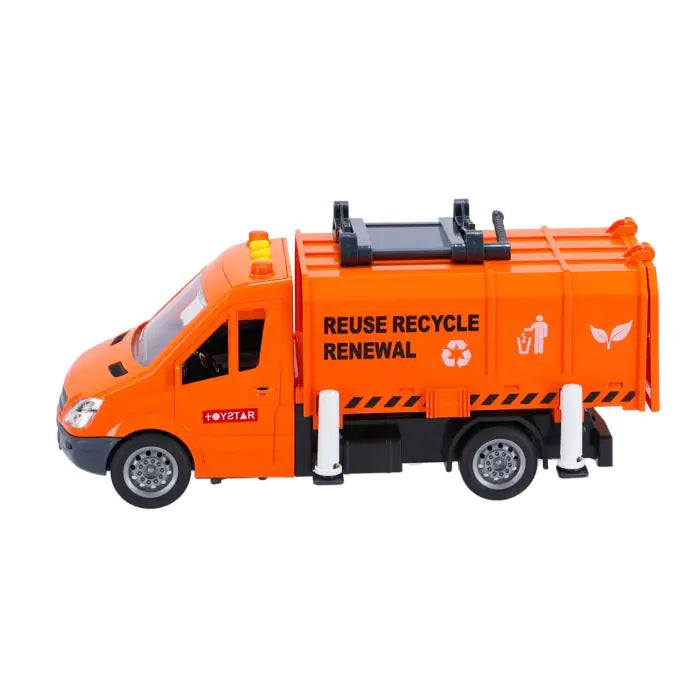 Rapid Wheels Garbage Truck with Light and Sound and Friction