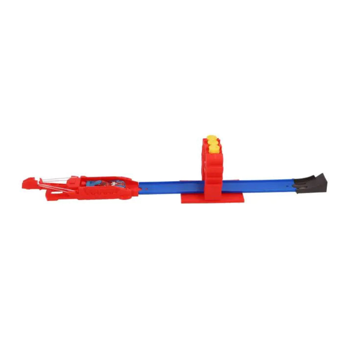 Toy bow and arrow set on a white background
