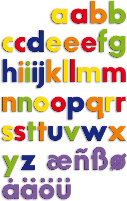 Lowercase ABC magnets 48pcs