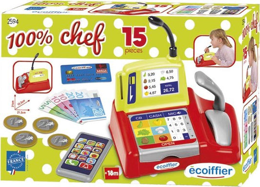 Ecoiffier 100% CHEF Toy Cash Register