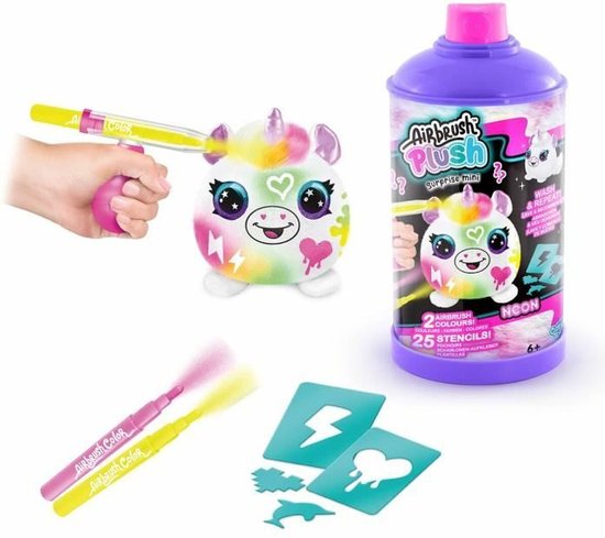 Plush Beast Canal Toys Neon White