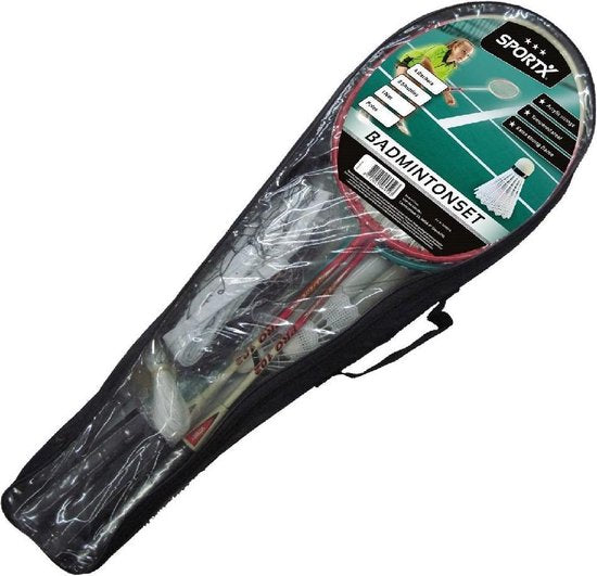 SportX Badmintonset + Net