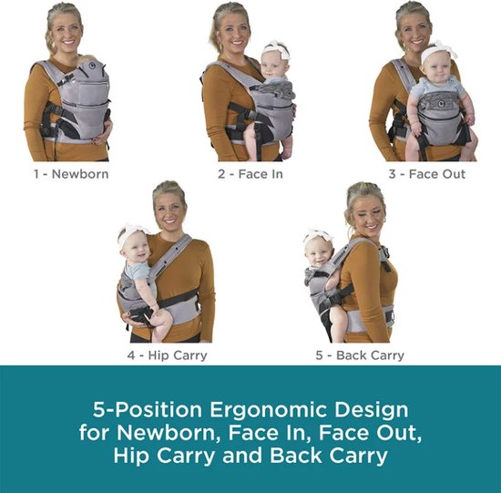 Contours Baby Carrier Black