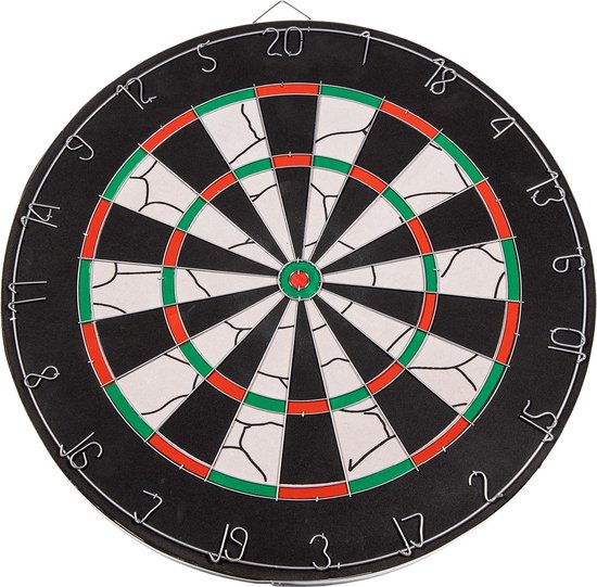 SportX Dartbord Flocked met 6