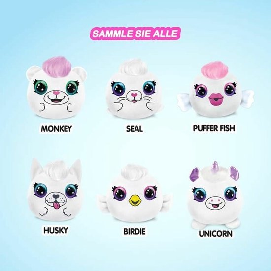 Plush Beast Canal Toys Neon White