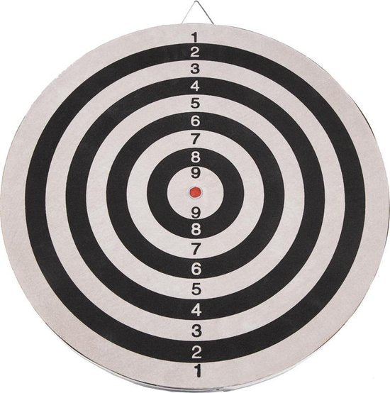 SportX Dartbord Flocked met 6
