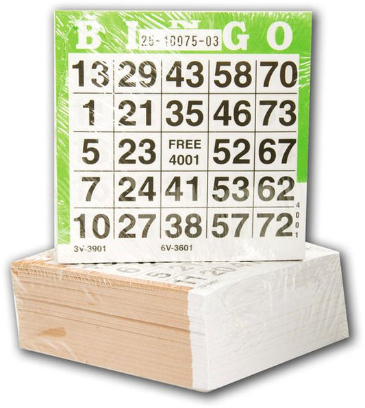 Bingo Cards 500 Pieces