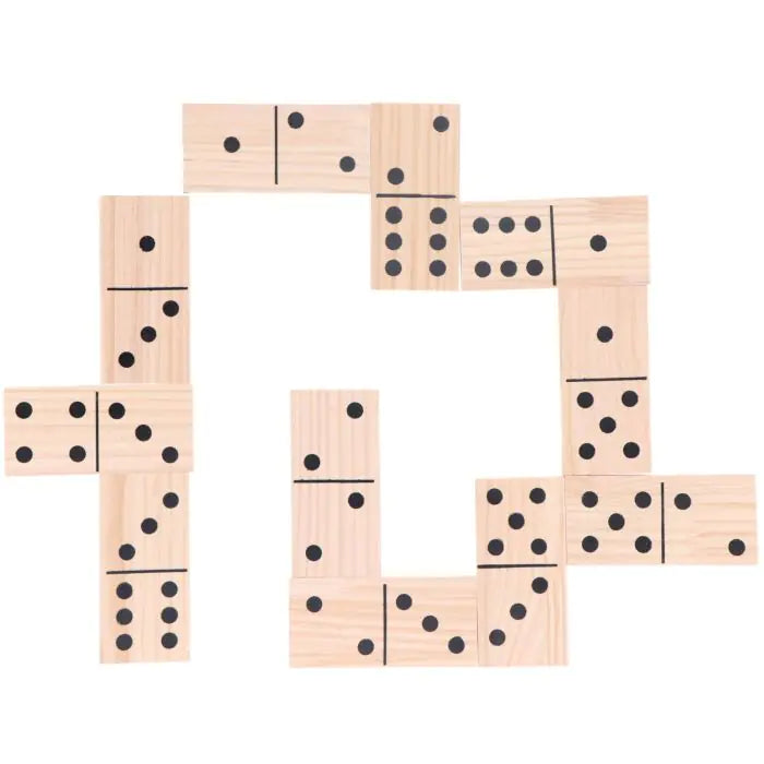 Alert Outdoor Game Domino XL Wood 7.5 x 15 cm 7.5x15cm