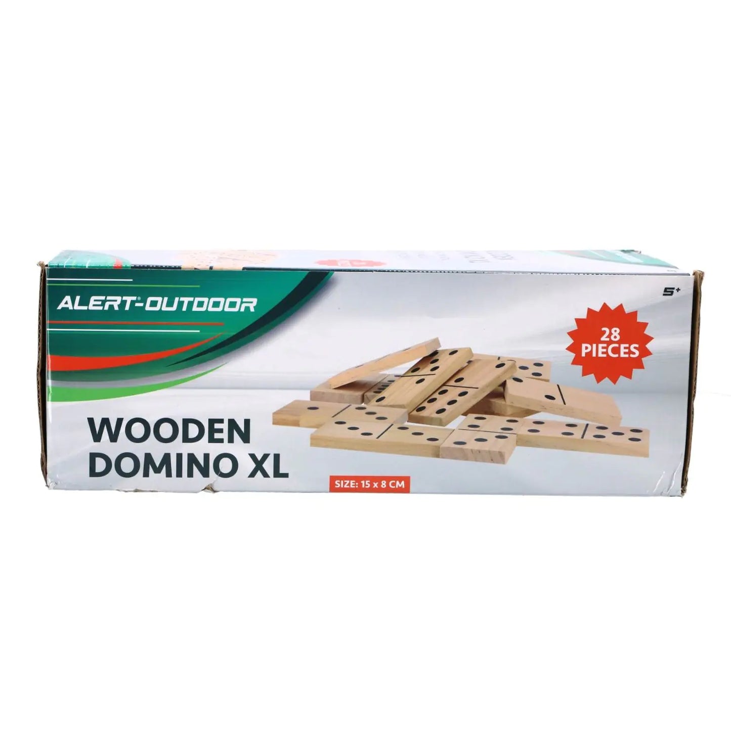 Alert Outdoor Game Domino XL Wood 7.5 x 15 cm 7.5x15cm
