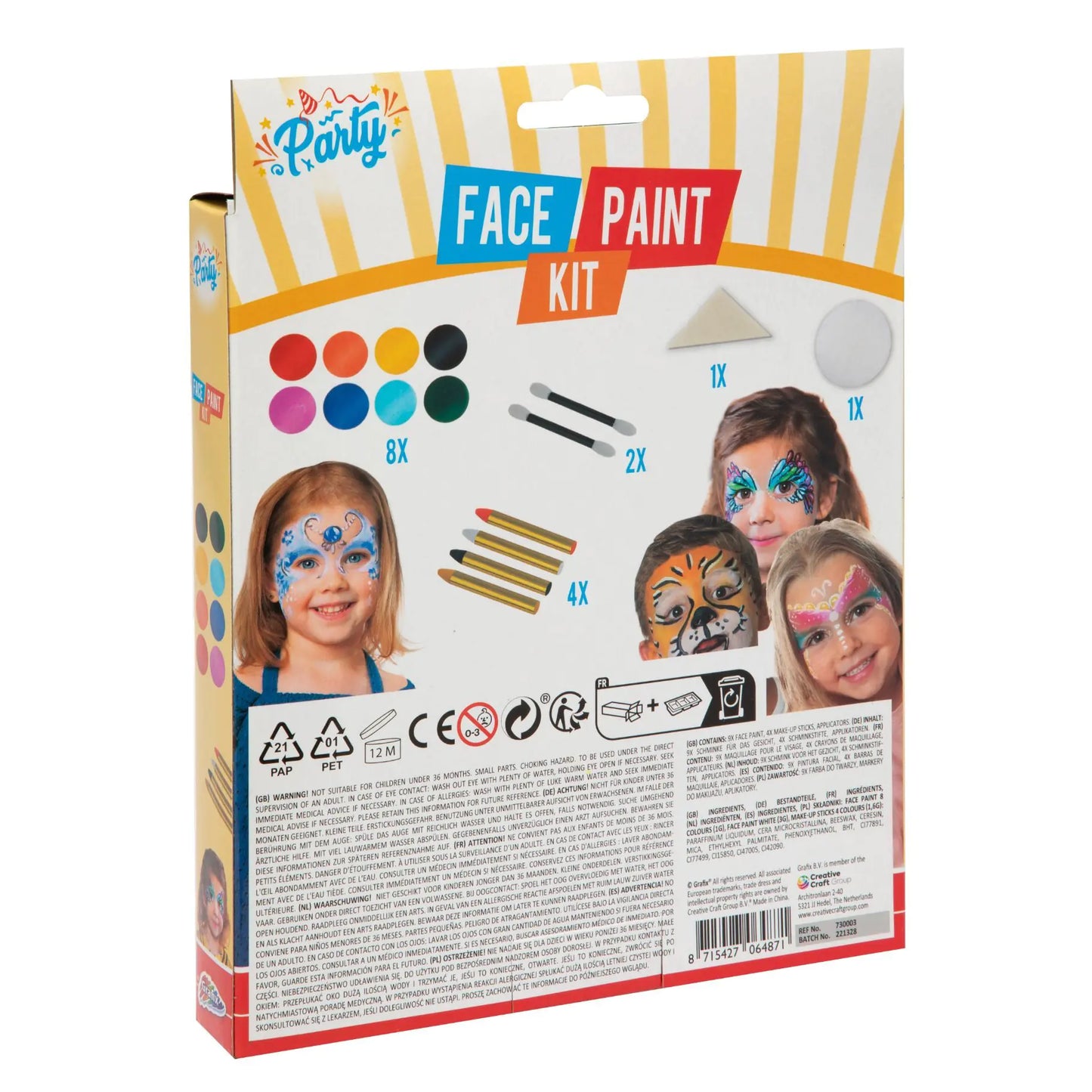 Make-up set large 16 pieces