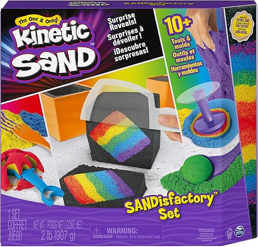 KINETIC SAND SAND FACTORY 4pck