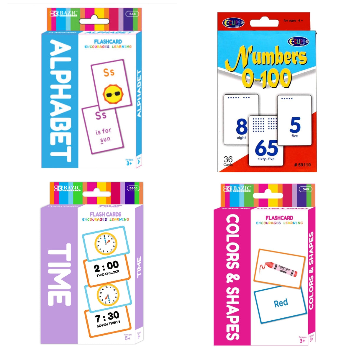 Preschool Prep Pack Flash Card Bundle
