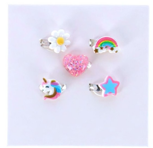 CHILDREN'S RING SET 5 PIECES