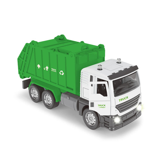 Rapid Wheels Pull Back Garbage Truck Light And Sound
