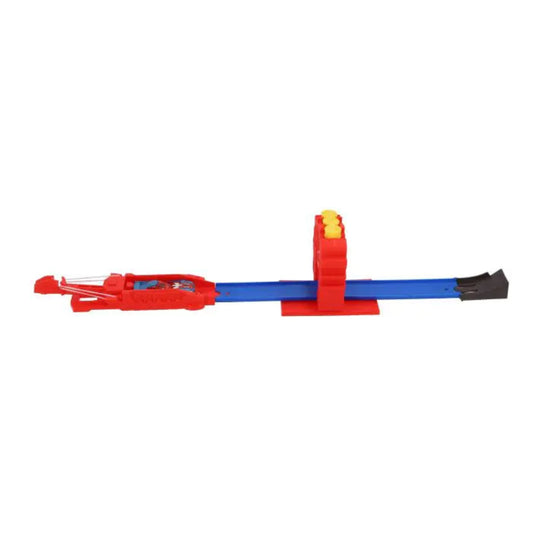 Toy bow and arrow set on a white background