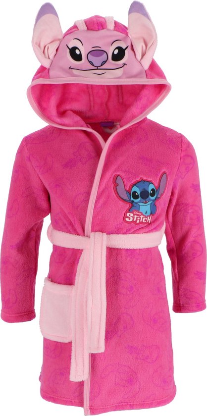Lilo & Stitch Coral Fleece Bathrobe 110/116 - 6 years