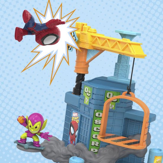 MARVEL STUNT SQUAD PLAYSET GREEN GOLBIN