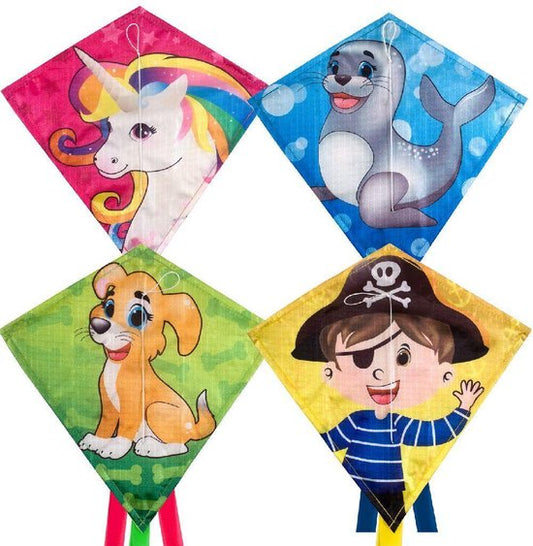 Rhombus Junior Kite 65x65 cm Assorted