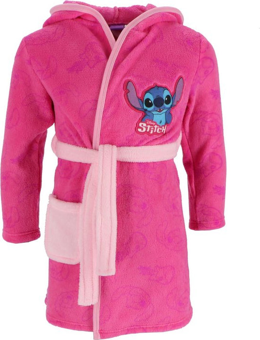 Lilo & Stitch Coral Fleece Bathrobe 110/116 - 6 years