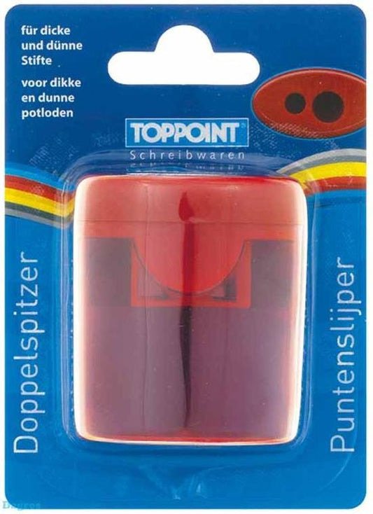 Toppoint Double Pencil Sharpener