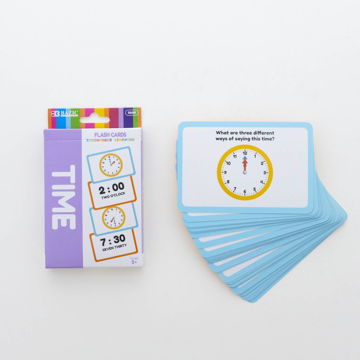 BAZIC Flash Cards Time