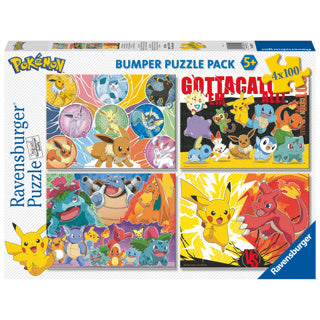 PUZZLE POKEMON 4 IN 1 100 ST