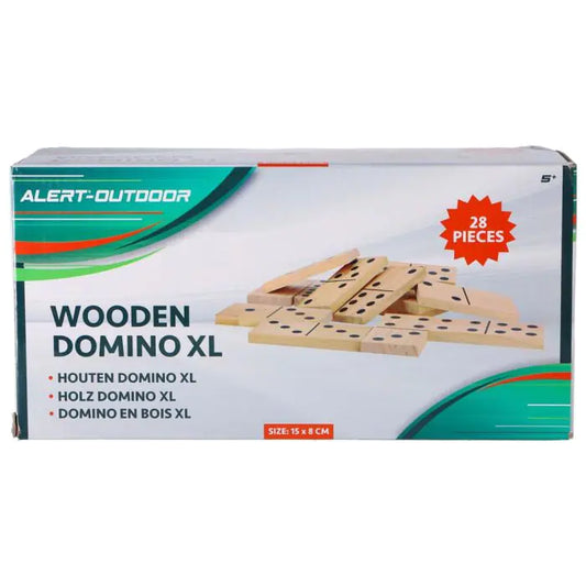 Alert Outdoor Game Domino XL Wood 7.5 x 15 cm 7.5x15cm