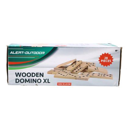 Alert Outdoor Game Domino XL Wood 7.5 x 15 cm 7.5x15cm