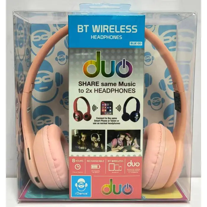 IDANCE HEADSET WIRELESS PINK