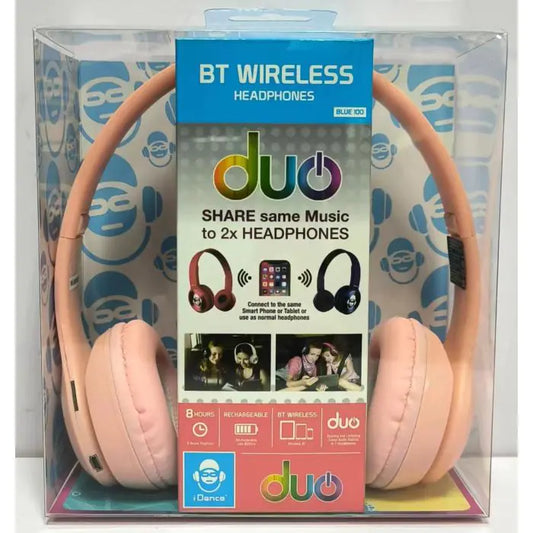IDANCE HEADSET WIRELESS PINK