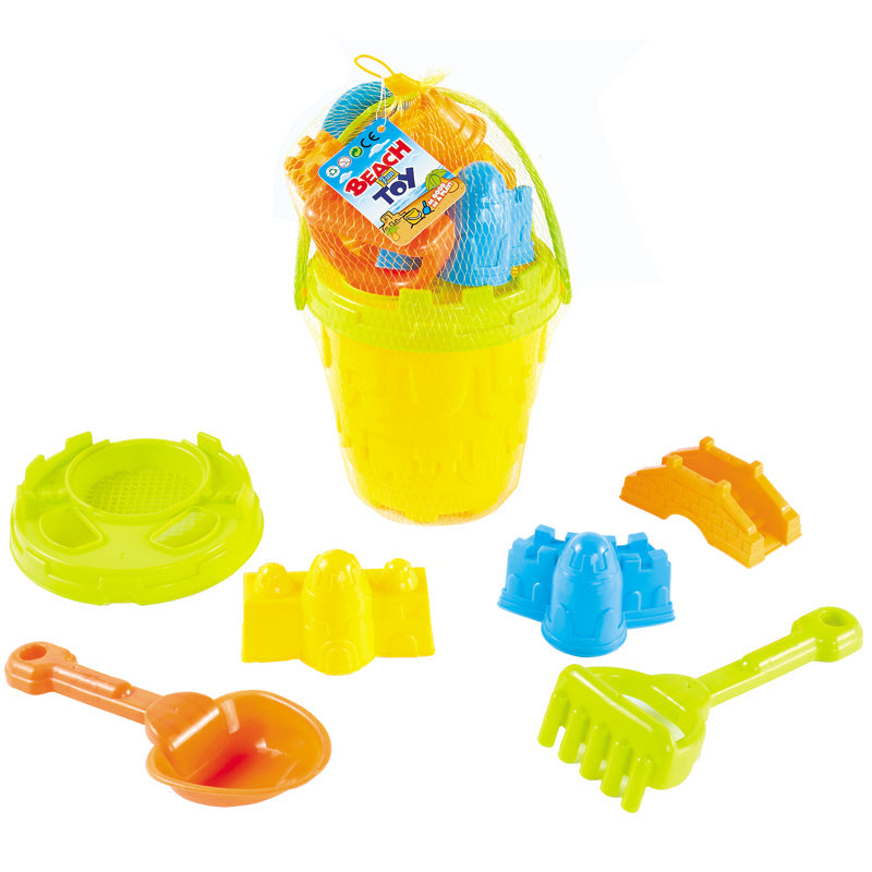 SAND BUCKET PLAY SET 9PCS