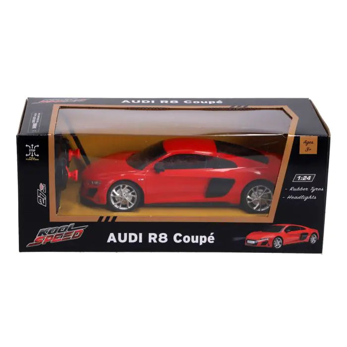 R/C AUDI 1:24 R8 COUPÉ RED