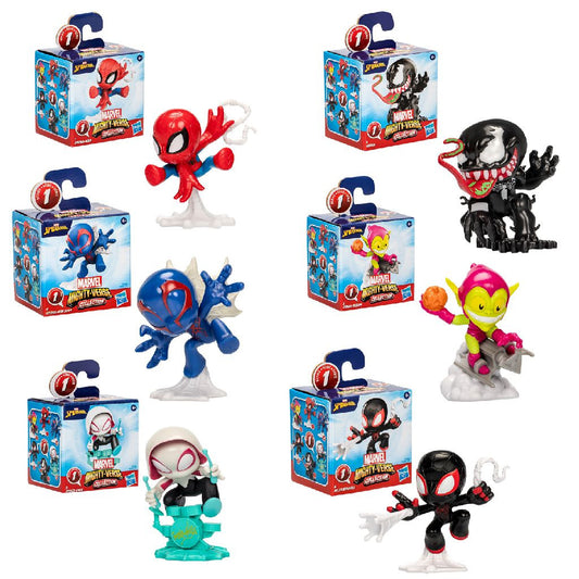 Marvel Spider-Man Mighty Verse Collectible 6 Assorted