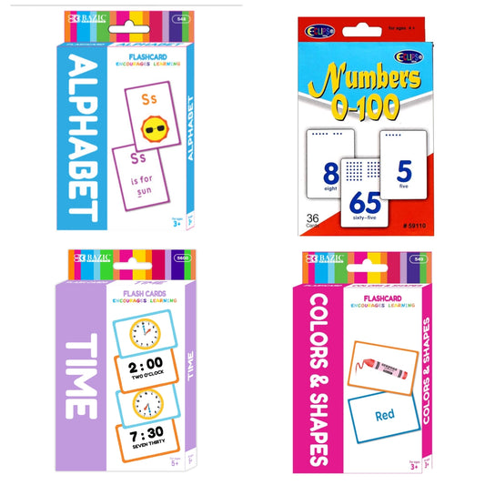 Preschool Prep Pack Flash Card Bundle