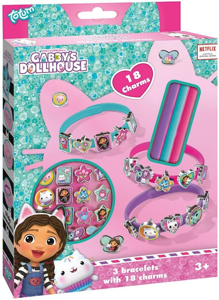 Gabbys bracelet set with 18 different pendants