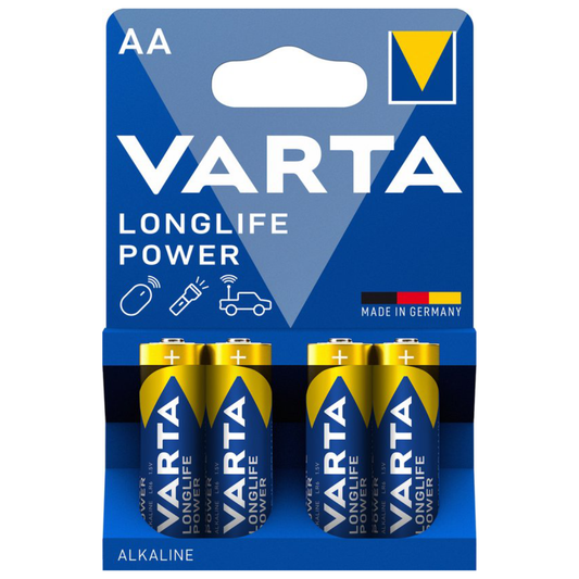 BATT. 4X ALKALINE AA VARTA