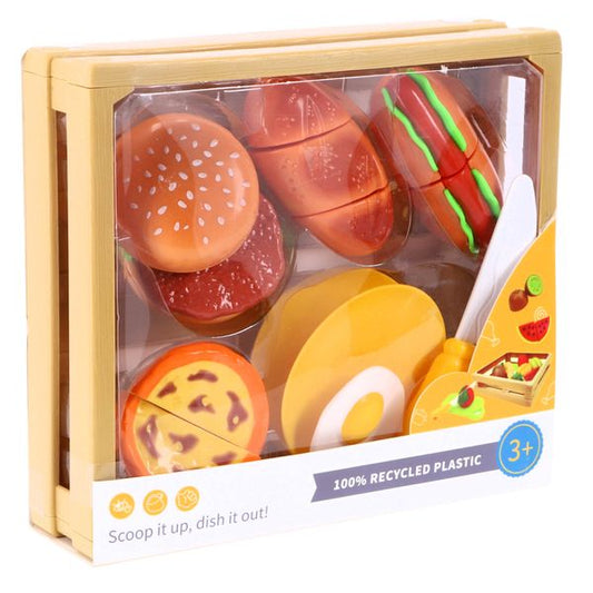 Lunch Cutting Set With Velcro In Box